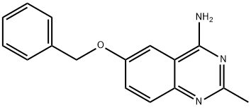 6-(Benzyloxy)-2-methylquinazolin-4-amine Struktur