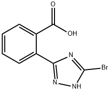 2-(5-Bromo-1H-1,2,4-triazol-3-yl)benzoic acid Struktur