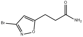 3-(3-Bromoisoxazol-5-yl)propanamide Struktur