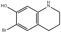 6-Bromo-1,2,3,4-tetrahydroquinolin-7-ol Struktur