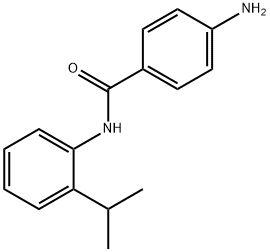 4-AMINO-N-(2-ISOPROPYLPHENYL)BENZAMIDE Struktur