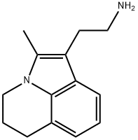 2-(2-METHYL-5,6-DIHYDRO-4H-PYRROLO[3,2,1-IJ]QUINOLIN-1-YL)ETHANAMINE Struktur