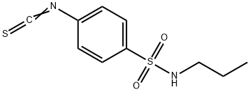 4-ISOTHIOCYANATO-N-PROPYLBENZENESULFONAMIDE Struktur