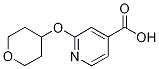 2-(tetrahydro-2h-pyran-4-yloxy)isonicotinic acid Struktur