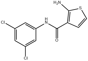 2-Amino-N-(3,5-dichlorophenyl)thiophene-3-carboxamide Struktur