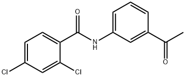 N-(3-Acetylphenyl)-2,4-dichlorobenzamide Struktur