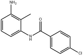 N-(3-Amino-2-methylphenyl)-4-chlorobenzamide Struktur