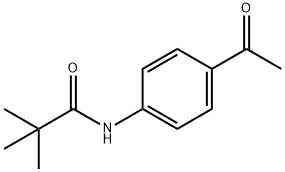 N-(4-Acetylphenyl)-2,2-dimethylpropanamide Struktur