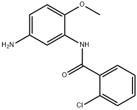 N-(5-Amino-2-methoxyphenyl)-2-chlorobenzamide Struktur