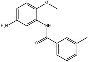 N-(5-Amino-2-methoxyphenyl)-3-methylbenzamide Struktur