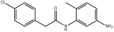 N-(5-Amino-2-methylphenyl)-2-(4-chlorophenyl)-acetamide Struktur