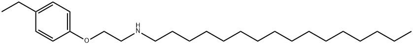 N-[2-(4-Ethylphenoxy)ethyl]-1-hexadecanamine Struktur