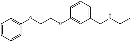 N-[3-(2-Phenoxyethoxy)benzyl]-1-ethanamine Struktur