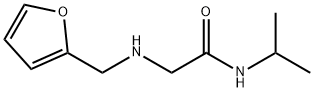 2-[(2-furylmethyl)amino]-N-isopropylacetamide Struktur