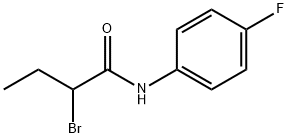 2-bromo-N-(4-fluorophenyl)butanamide Struktur