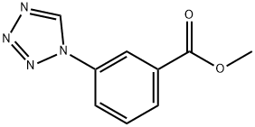 methyl 3-(1H-tetrazol-1-yl)benzoate Struktur