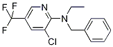 N-Benzyl-3-chloro-N-ethyl-5-(trifluoromethyl)-2-pyridinamine Struktur