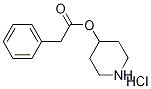 4-Piperidinyl 2-phenylacetate hydrochloride Struktur