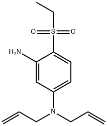 N1,N1-Diallyl-4-(ethylsulfonyl)-1,3-benzenediamine Struktur