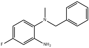 N~1~-Benzyl-4-fluoro-N~1~-methyl-1,2-benzenediamine Struktur