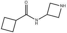 N-(3-Azetidinyl)cyclobutanecarboxamide Struktur