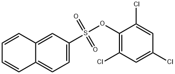 2,4,6-Trichlorophenyl 2-naphthalenesulfonate Struktur