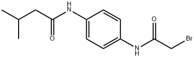 N-{4-[(2-Bromoacetyl)amino]phenyl}-3-methylbutanamide Struktur