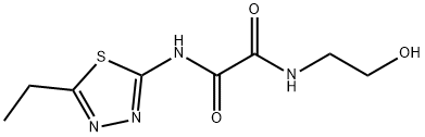 ethanediamide, N-(5-ethyl-1,3,4-thiadiazol-2-yl)-N'-(2-hyd Struktur