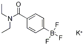 [4-(二乙胺基-1-羰基)苯基]三氟硼酸鉀 結(jié)構(gòu)式