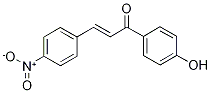 (2E)-1-(4-Hydroxyphenyl)-3-(4-nitrophenyl)prop-2-en-1-one Struktur