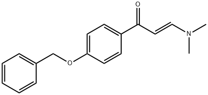 (2E)-1-[4-(Benzyloxy)phenyl]-3-(dimethylamino)-prop-2-en-1-one Struktur