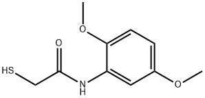 N-(2,5-Dimethoxyphenyl)-2-mercaptoacetamide Struktur