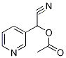 Cyano(pyridin-3-yl)methyl acetate Struktur