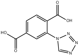 2-(1H-Tetrazol-1-yl)terephthalic acid Struktur