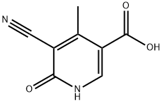 5-Cyano-6-hydroxy-4-methylnicotinic acid Struktur