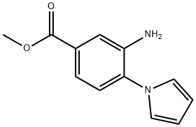 Methyl 3-amino-4-(1H-pyrrol-1-yl)benzoate Struktur