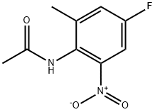 N-(4-Fluoro-2-methyl-6-nitrophenyl)acetamide Struktur