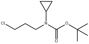 tert-Butyl (3-chloropropyl)cyclopropyl carbamate Struktur