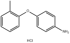 4-(2-METHYLPHENOXY)ANILINE HYDROCHLORIDE Struktur