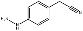 (4-hydrazinophenyl)acetonitrile Struktur