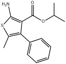 isopropyl 2-amino-5-methyl-4-phenylthiophene-3-carboxylate Struktur