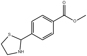 methyl 4-(1,3-thiazolan-2-yl)benzenecarboxylate Struktur