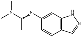 N'-(1H-indazol-6-yl)-N,N-dimethylethanimidamide Struktur