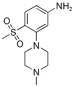 3-(4-Methylpiperazin-1-yl)-4-(methylsulphonyl)aniline Struktur