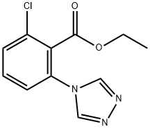 2-Chloro-6-(4H-1,2,4-triazol-4-yl)benzoic acid Struktur