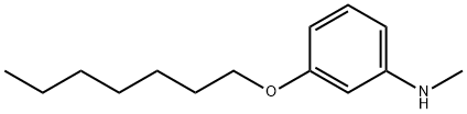 3-(Heptyloxy)-N-methylaniline Struktur