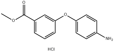 Methyl 3-(4-aminophenoxy)benzoate hydrochloride Struktur