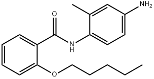 N-(4-Amino-2-methylphenyl)-2-(pentyloxy)benzamide Struktur