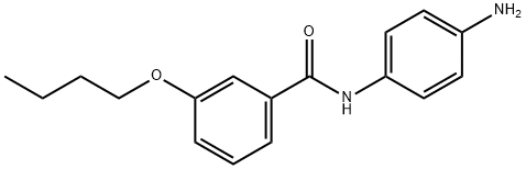 N-(4-Aminophenyl)-3-butoxybenzamide Struktur