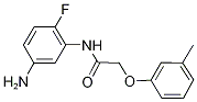 N-(5-Amino-2-fluorophenyl)-2-(3-methylphenoxy)-acetamide Struktur